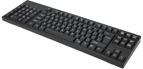 MENDUNER Clavier Gaucher, Clavier Ergonomique, 109 Touches, Micro USB, Disposition Ergonomique, Clavier de Bureau Plug and Play pour Les Concepteurs Comptables d'entreprise