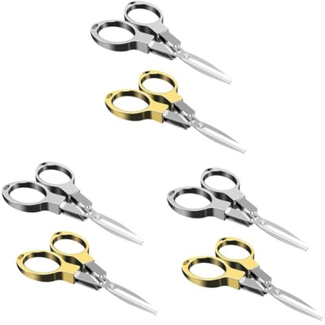 POPETPOP 3 Juegos Tijeras De Hilo De Pescar Cortador De Línea Abrazadera De Señuelos De Pesca Tijera De Pesca Tijera De Línea Tijeras para Pescar Aleación De Aluminio Silver 2 Piezas * 3