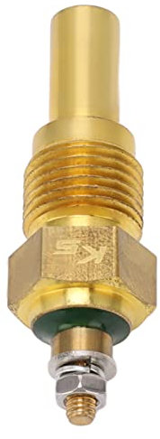 Sensor de Temperatura del Agua, Interruptor de Temperatura de Combustible Altamente Sensible del Motor de Latón 4436537, Adaptadores Duraderos, Interfaz Estándar, Compatible con