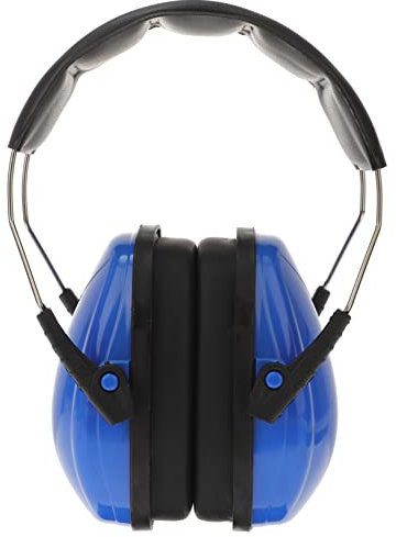 BAZEITFLOW Casque Antibruit Garçon Et Filles Réglable Protection Auditive Bleu Léger Solide Abs De Bruit Pour Dormir Étudier Voyage