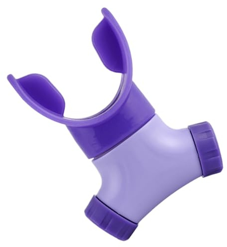 Hiemible Entrenador Respiratorio - Entrenador para el Fitness Pulmonar - Ejercitador Respiratorio Portátil Regulable para Senderismo, Ciclismo, Natación y Canto