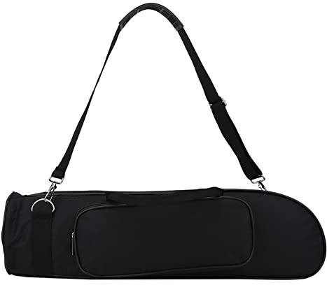 Eujgoov Borsa per Tromba, in Tessuto Oxford Addensato con Tracolla e Due Scomparti, per Tromba e Accessori (BLACK)