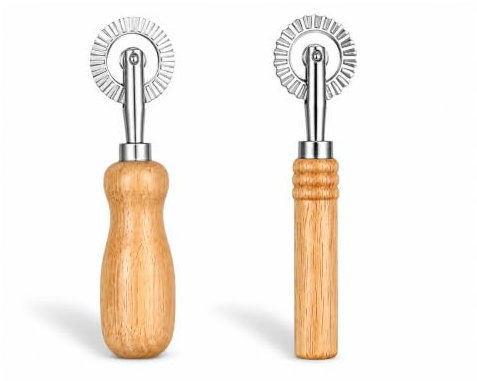2Pcs Pasta Cutter – Ravioli Cutters Pastry Wheel | Makes Cutting Pasta, Dumplings and Noodles Easy – Uniform Results – for Home Chefs and DIY Cooking
