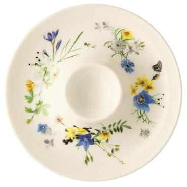 Rosenthal Brillance Fleurs des Alpes Eierbecher mit Ablage, 13,6 CM