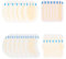 24 PCS Invisible Blister Plasters Bandages Protector Hydrocolloid Gel Dressing Blister Cushion Pads Gel Waterproof Blister Guard Prevention Patches Hydro Seal Band Aid for Heel Foot Toe