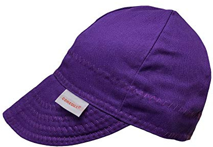 Comeaux Caps Reversible Welding Cap Solid Purple (7 1/2)