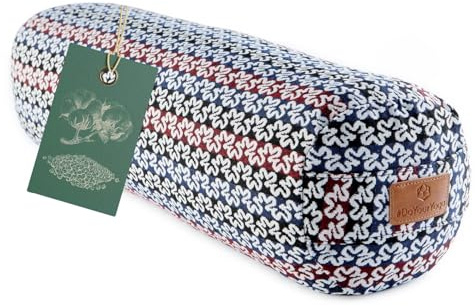 #DoYourYoga cylinder yogablaster | 68 cm x 22 cm | Fylld med ekologisk dinkelpäls eller ekologisk boveteskal (KBA) | tvättbart överdrag | yogakitt och meditationssäte | Zafukudde för Yin Yoga