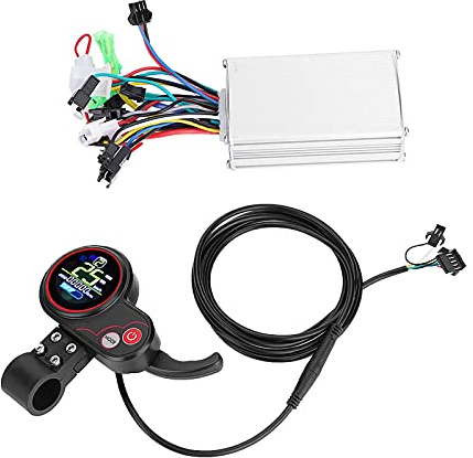 SPYMINNPOO LCD-Display Elektromotor Controller, 36V 250/350W Farbdisplay Dual-Modus, für Elektro Fahrrad und Scooter, mit Umschaltschalter und Hintergrundbeleuchtung