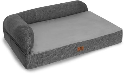 elGiga orthopädisches Hundebett Markus - Bezug mit RV waschbar - L 100 x 65 cm