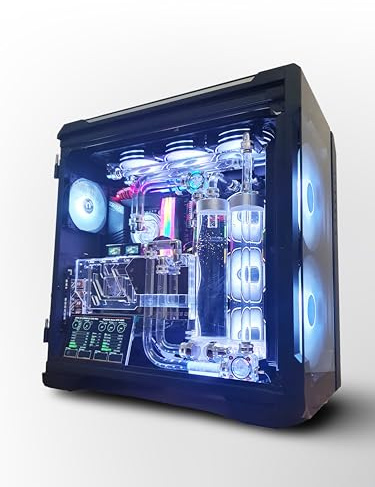 VIXIA High End Custom Watercooled Gaming PC - Intel Core i9 14900KS 6.20GHz - GeForce RTX 4090 DDR6X 24GB - DDR5 64GB 6000MHz - PCIe4.0 M.2 NVME 2TB - Dual Cooling - VXF-20B 2 - Crystal Black
