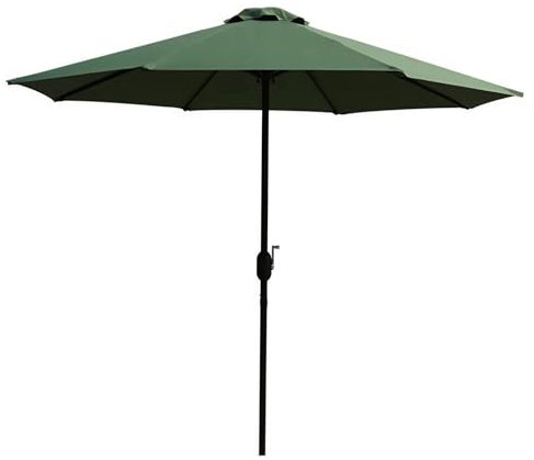 Ombrellone da Giardino de Manovella, 270cm Ombrellone da Balcone Pieghevole，Sombilla Terraza, Bar o Piscina，Protezione UV(Green)