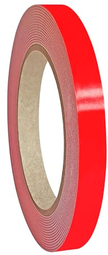 KLEBESHOP24 SPIEGELKLEBEBAND DOPPELSEITIG stark klebend | Universelles Montageband | 1 mm Dicke, 5 oder 50 m, Breite wählbar | Schaumklebeband für Holz, Glas, Metall, Kunststoff etc. / 15 mm x 5 m