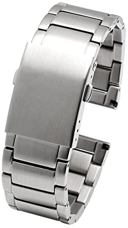 QTYQWC Cinturino per Orologio in Acciaio Inossidabile Compatibile con Diesel DZ4316 DZ7395 7305 4209 4215 Bracciale da Polso in Metallo Massiccio da Uomo 24 mm 26 mm 28 mm 30 mm