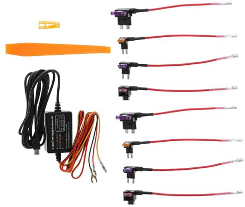 jojofuny Recorder Step Down Dashcams Für Autos Die Recorder Fahren Dashcam Vorne Kabellos Kabellos Dashcams LED Modul Hardkit Linie Dashcam Dashcam Festverdrahtetes Radarkabel