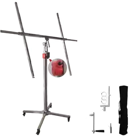 CTREVL Plattenheber trockenbau Heber für gipskartonplatten gipskarton Trockenbaulift Gipsplattenlift Trockenbauheber Trockenbauplattenheber Decken Fuß Trockenbau(4.1M/157.4IN)