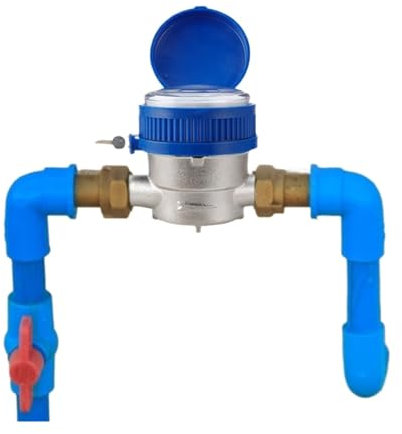 Wasserzähler, Intelligenter Wasserzähler, E-Typ, Präzisions-Digitalanzeige, Zeigerzähler, Wasserzähler, Durchflussmessgeräte Mit Kupferanschlüssen