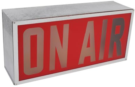 ON AIR-Leuchtschild, 12 Lichtfarben ON AIR-Schild Aufnahmeschild Studio-Warnschild mit Fernbedienung, USB-betriebenes On Air-LED-Leuchtschild, Live-Streaming-aufnahmes-Leuchtschild