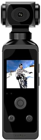 Nouveau caméscope de Poche 4K 1080P HD Cam 1.3 écran LCD 270 ° Rotatif WiFi Mini caméra Sport avec boîtier étanche caméras Mouvement