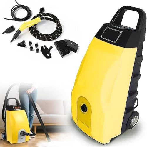 HajMyrdonyx Hidrolavadora A Vapor Alta Presión, Power Wash 2500 W, Extractor Alfombras con Calefacción, Vaporizador Multiusos 3,5 L Limpiador Alta Temperatura para Hogar, El Coche, El Baño Y Grasa