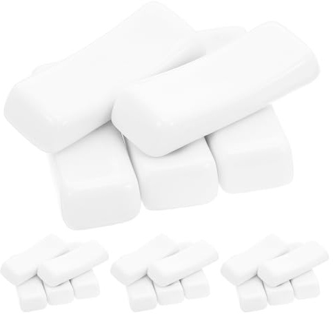Gatuida Ensemble 20 Pièces Repose-baguettes en Céramique Blanche Forme Oreiller, Support Stable et Gain de Place, pour Restaurant et Réunions Élégantes