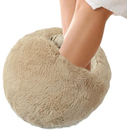 Beheizter Fußwärmer für Bett - USB Beheizte Fußwärmer | 3 Stufen Timing und Temperaturregelung Fußwärmer Anti-Rutsch, Schnelle Erwärmung