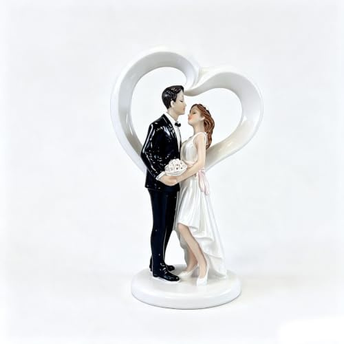 Brautpaar Figuren Torte, Hochzeitspaar Figuren Aus Harz | Hochzeitsdeko Torte, Hochzeitsfiguren Brautpaar, Tortenfigur Hochzeit, Hochzeitstorte Deko, Tortentopper Hochzeitstorte