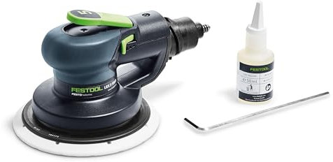 Festool Druckluft-Exzenterschleifer LEX 3 150/5 (mit Schleifteller Ø 150 mm MULTI-JETSTREAM 2 (weich W-HT), Flasche Reinigungs- und Schmieröl, Schraubendreher)