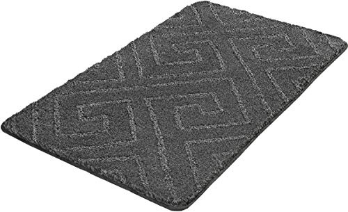 Kleine Wolke Badteppich Jenna, Schiefer 55x 65 cm grau