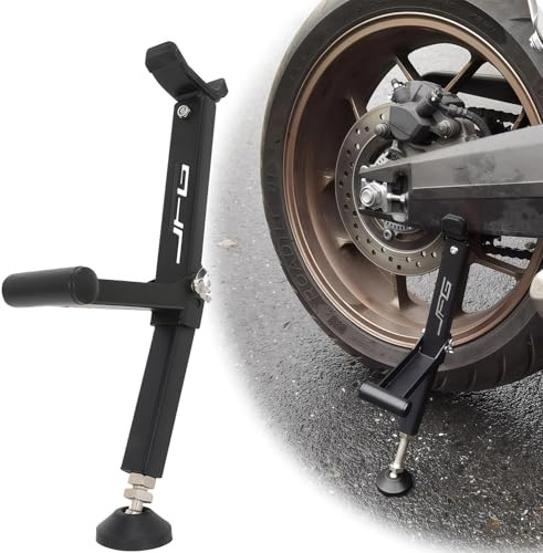 Soporte de elevación de rueda trasera de motocicleta, fácil y portátil, segunda generación para la mayoría de ruedas de motocicleta