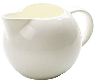 bricco latte Creamer classico Set per caffè e tè brocca di porcellana bianca e zucchero Crema Crema Crema Ceramica Crema Brocca 300ml / 10,1 set piatti