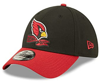 New Era 39Thirty NFC Arizona Cardinals Cap Basecap Baseballcap Fullcap Curved Brim Damen/Herren - Hinten geschlossen, mit Schirm Herbst Sommer Frühjahr Winter Frühling-Sommer Herbst-Winter - L/XL