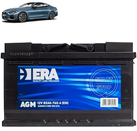 Batteria 80Ah A.G.M. per BMW Serie 4 G83 420d 430d 440d gasolio Mild-Hybrid 2020+
