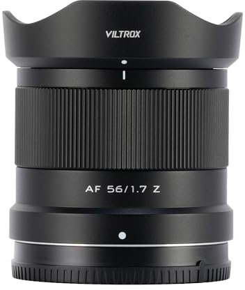 VILTROX 56mm f/1.7 for Nikon Z Mount Lens, 56mm F1.7 Z Autofocus Large Aperture Portrait APS-C Lens Compatible with Nikon ZFC, Z30, Z50, Z5, Z6, Z6II, Z7, Z7II, Z8, Z9