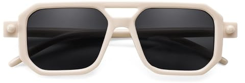 FEISEDY Niños Retro 70s Gafas de Sol Planas TPEE UV400 Gafas para Niños Pequeños de 0-6 Años B0188