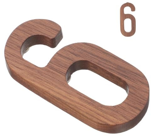 Housoutil Numéros De Maison Surdimensionnés Numéros Adresse Modernes Pour Maison Extérieurs Bois Pour Décoration