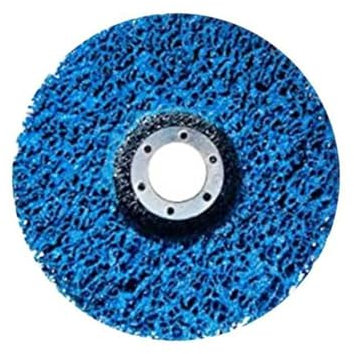 1PC Poly Strip Disc Abrasive Wheel Paint Rust Remover Clean Grinding Wheels For Angle Grinder Car Truck Motorcycles,Blue,1PC