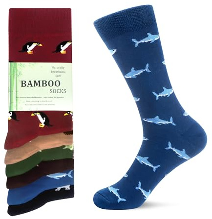 WeciBor Men's Bamboo Seamless Socks 6/12 Pack | RCS Bamboo Visose, Anti-Odour, Reinforced Toe & Heel, Multipack, Business Casual Outfit