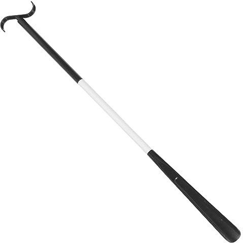 Ipetboom Anziehhilfe Stick 2-in-1 mit Abnehmbarem Schuhheber aus Abs Praktische Ankleidestange für Senioren und Behinderte Vielseitiger Anziehstock für Schuhe Socken Kleidung Reisegeeignet