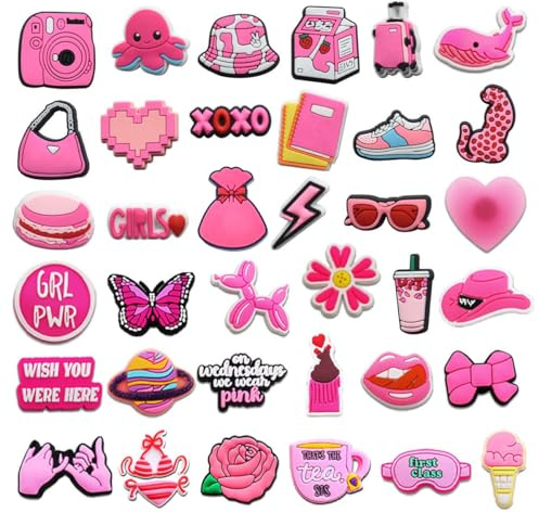 25 Stück Cartoon-Dekoration für Crocs, Abnehmbare PVC Charms & Pins für Mädchen & Jungen, DIY Anstecker für Kinder Clogs, Lustige & Kreative Accessoires für Jugendliche, Personalisierbare Jibbitz