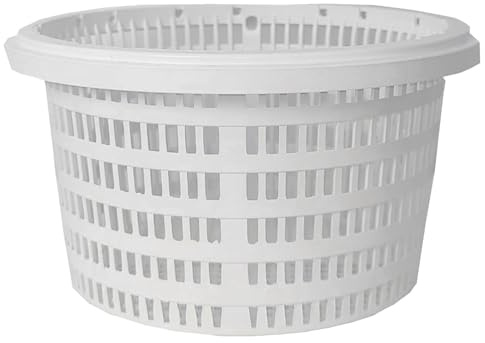 Linsition Panier De Skimmer pour Piscine, Panier D'écumeur De Rechange, Filtre pour Piscine, Remplacement du Paniers De Contrainte avec Poignée pour Un Retrait Facile