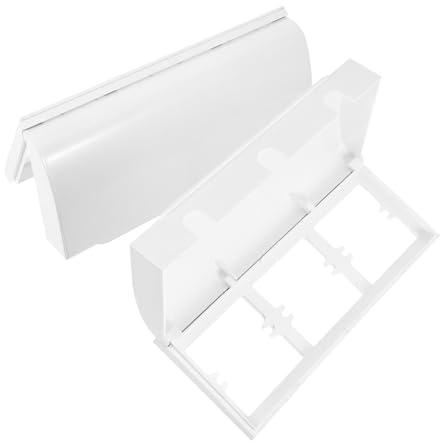 Cabilock 2pièces Cache De Protection Étanche Pour Prise Boîtier Anti-éclaboussures Pour Interrupteur Couvercle De Protection Mural Pour De Bains Et Cuisines