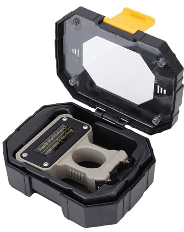 Qudinip Knuckle Duster, Lampe de Poche de Voiture à LED Rechargeable avec des Modes 3000k Blancs Blancs 3 et un Marteau de sécurité, pour L'outil D'urgence du Véhicule et le Disjoncteur