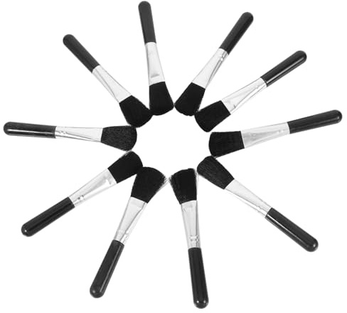 Gatuida 10 Stück Super Reinigungsset mit Weichem Pinsel für Kameraobjektive und Schmuck aus Waschbarem Abs Material Wiederverwendbar für Präzise Reinigung im Alltag