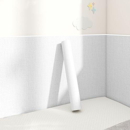 Rouleau de Papier Peint Autocollant, Imperméable, Résistant aux Taches, Résistant à L'humidité, 5mm Isolation Thermique Autocollant Mural pour Décoration d'intérieur