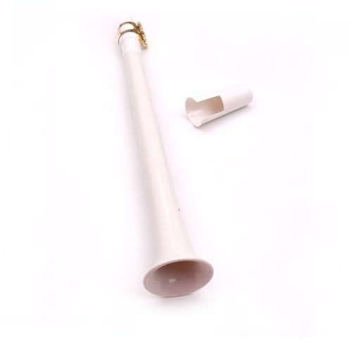 MAGICLULU Tragbares Mini taschensaxophon Weiß Kompaktes Holzblasinstrument Leichtes Pocket Saxophon für Musikliebhaber für Anfänger und Unterwegs
