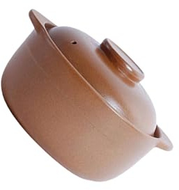 lopituwe Ollas de barro para cocinar Accesorios de cocina que aportan artesanía tradicional y sabor auténtico a cada comida Olla barro Olla arroz Cazuela con tapa, 0.8 litros