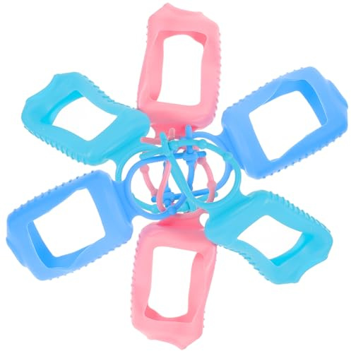 Amosfun Set 6 Pezzi Copribottiglia in Silicone 50ml Ovali Riutilizzabili, Resistente e Facile da Trasportare, per Casa e Viaggi