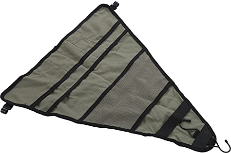 Picysa Sac de Rangement de Vaisselle Pliable, Organisateur de Couverts Multi-Poches pour Camping Randonnée 50x58cm Tissu Durable