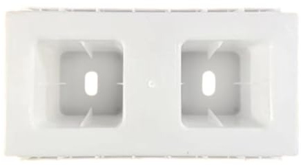 Tubayia Moldes para ladrillos huecos de polipropileno con fácil desmontaje, moldes de hormigón para fabricación privada de bloques de cemento (40 x 20 x 12,2 cm)