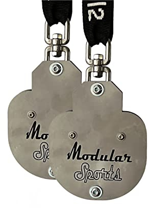 ModularSports drehbare Umlenkrolle Doppel 2er Set aus Edelstahl/Outdoor Umlenkrolle Stahlseil bis 10 mm/Boot, Segel, Fitness Seilrolle 330 kg Tragkraft/robuste Flaschenzug Umlenkrolle